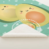 Couverture Sherpa Avocados in Love Funny Couple Évitons l'énigme (3/4)