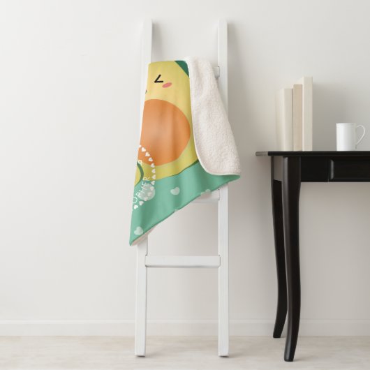 Couverture Sherpa Avocados in Love Funny Couple Évitons l'énigme (En situation)