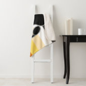 Couverture Sherpa Awesome Bear Pride Drapeau Ours Paw (En situation)