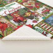 Couverture Sherpa Ayez Un Joyeux Petit Camion Rouge Noël (3/4)