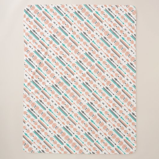 Couverture Sherpa Aztec Arrow Motif (Devant)