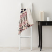 Couverture Sherpa Aztec pattern. Vintage tribal background (En situation)