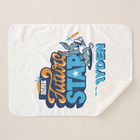 Couverture Sherpa Baby BUGS BUNNY™ - Future Star (Devant (Horizontal))