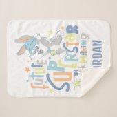 Couverture Sherpa Baby BUGS BUNNY™ Future Superstar En formation (Devant (Horizontal))