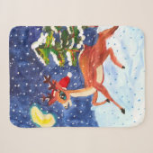 Couverture Sherpa Baby Deer (Devant (Horizontal))