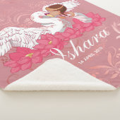 Couverture Sherpa Baby Girl Saraswati with her White Swan (3/4)