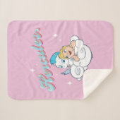 Couverture Sherpa Baby Hercules and Pegasus on a Cloud Sherpa Blanke (Devant (Horizontal))