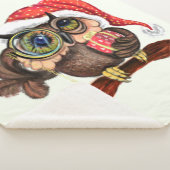 Couverture Sherpa Baby Owl In Christmas Casquette et cadeau Sherpa B (3/4)