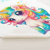 Couverture Sherpa "Baby Unicorn" (3/4)