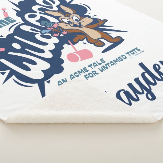 Couverture Sherpa Baby WILE E. COYOTE™ - Wild One (3/4)