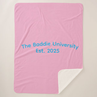 Couverture Sherpa Baddie