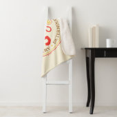 Couverture Sherpa Badge de la Fierté de la maison de lion rouge GRYF (En situation)