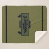 Couverture Sherpa Badge de pêcheur de combat de l'Alaska (Devant (Horizontal))