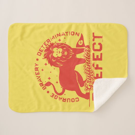 Couverture Sherpa Badge de préconfiguration GRYFFINDOR™ (Devant (Horizontal))