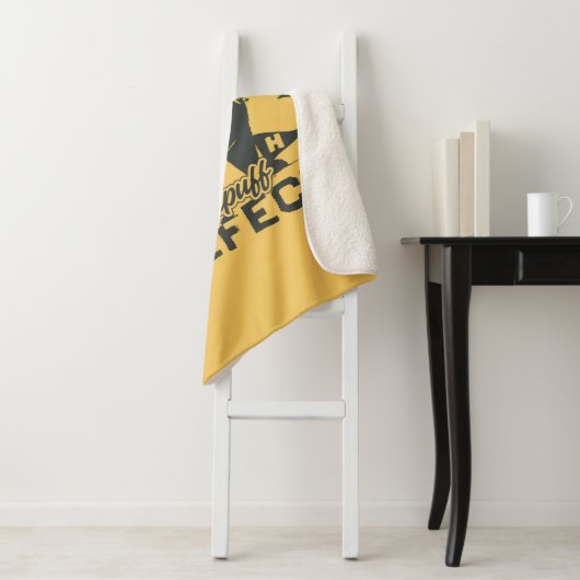 Couverture Sherpa Badge de préconfiguration HUFFLEPUFF™ (En situation)