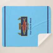 Couverture Sherpa Badge du pêcheur de combat de l'Alaska (Devant (Horizontal))