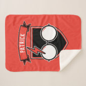 Couverture Sherpa Badge HARRY POTTER™ personnalisé (Devant (Horizontal))