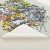 Couverture Sherpa Badge HOGWARTS™ Floral Graphic (3/4)