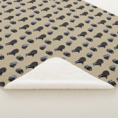 Couverture Sherpa Badger Frenzy Sherpa Blanket (Beige) (3/4)