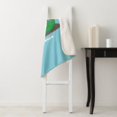 Couverture Sherpa Baguettes mignonnes grillant des marshmallows dess (En situation)