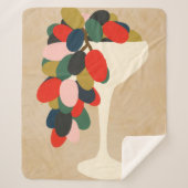 Couverture Sherpa Baie de raisins (Devant)