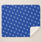 Couverture Sherpa Baies à impression Cyano (Devant (Horizontal))