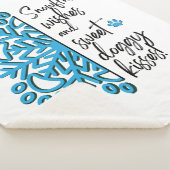 Couverture Sherpa Baisers à neige de chien Paw (3/4)