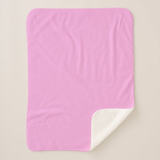 Couverture Sherpa Baker Miller Pink (Devant)