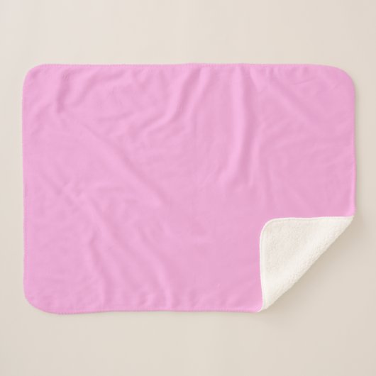 Couverture Sherpa Baker Miller Pink (Devant (Horizontal))