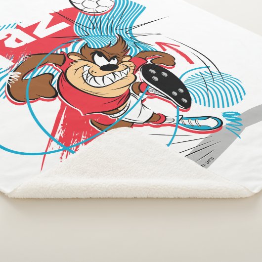 Couverture Sherpa Bal de soccer TAZ™ (3/4)