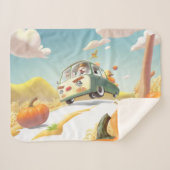 Couverture Sherpa Balade en Citrouille lunaire (Devant (Horizontal))