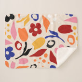 Couverture Sherpa Balayage des pétales (Devant (Horizontal))