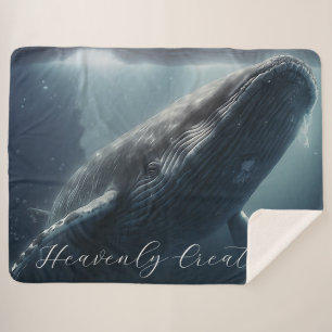 Couverture Sherpa Baleine à bosse étonnante