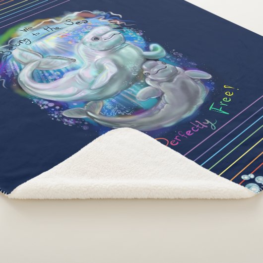 Couverture Sherpa Baleines de Beluga (3/4)