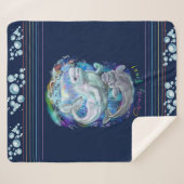 Couverture Sherpa Baleines de Beluga (Devant (Horizontal))