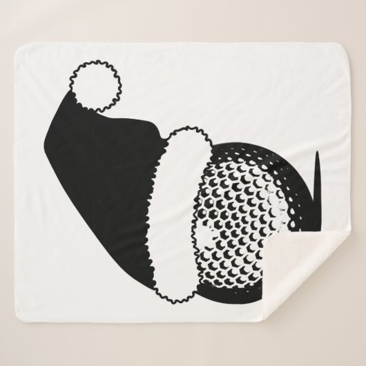 Couverture Sherpa Balle de golf du Christ (Devant (Horizontal))