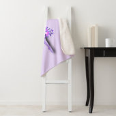 Couverture Sherpa Ballerina Purple Sherpa Blanket Ballet Danseuse (En situation)