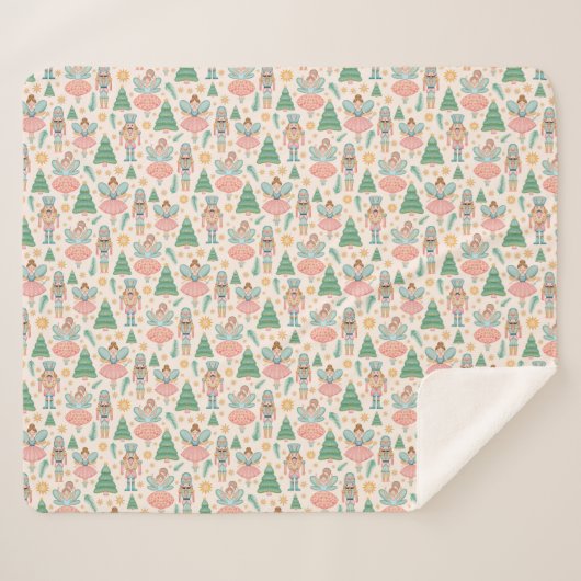 Couverture Sherpa Ballet et fées de craquelins sur Arrière - plan de (Devant (Horizontal))