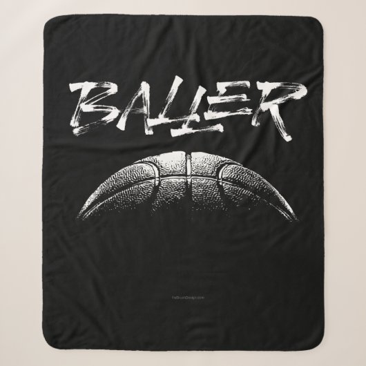 Couverture Sherpa Balleur (basket-ball) (Devant)