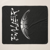 Couverture Sherpa Balleur (basket-ball) (Devant (Horizontal))