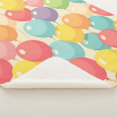 Couverture Sherpa Ballons de fête de différentes couleurs (3/4)