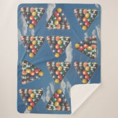 Couverture Sherpa Ballons de piscine dans le Sky Sherpa Blanket (Devant)