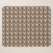 Couverture Sherpa Ballons De Tennis De Table Brown, (Devant (Horizontal))