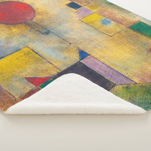 Couverture Sherpa Ballons rouges | Paul Klee | (3/4)