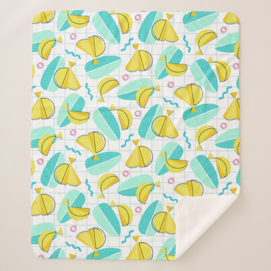 Couverture Sherpa Bananas Memphis (Devant)