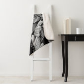 Couverture Sherpa Banane Feuille 3 (En situation)