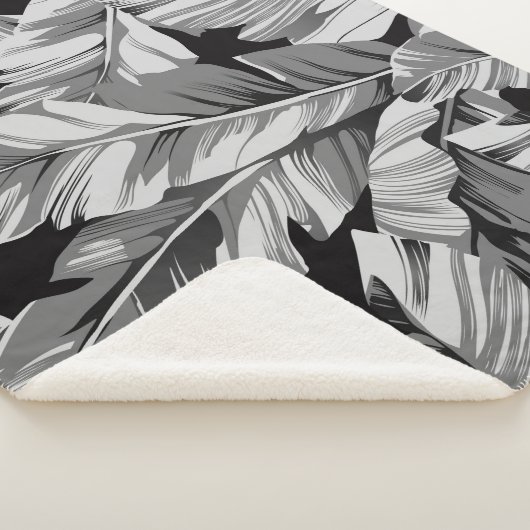 Couverture Sherpa Banane Feuille 3 (3/4)