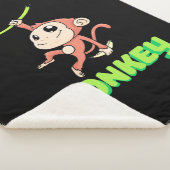 Couverture Sherpa Banane singe (3/4)