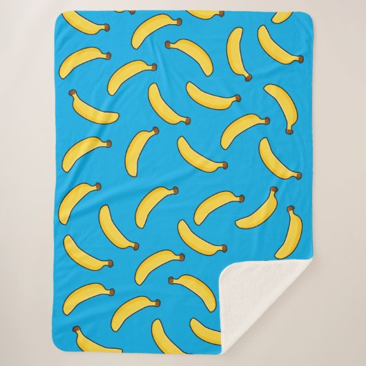 Couverture Sherpa Bananes (Devant)