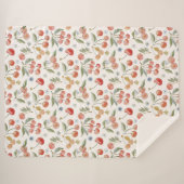 Couverture Sherpa Bananes pour Cerises (Devant (Horizontal))